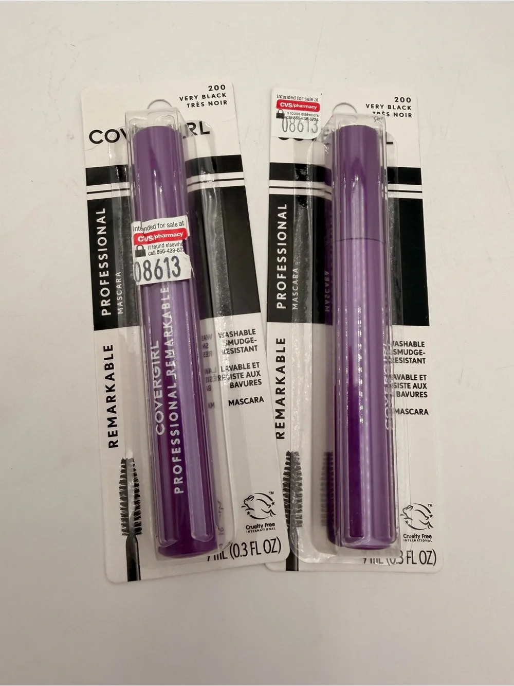 2 COVERGIRL Professional Remarkable Mascara - Black Packaging